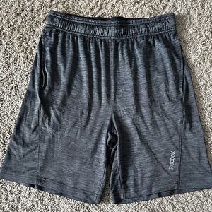 Reebok Men's Charcoal Athletic Shorts